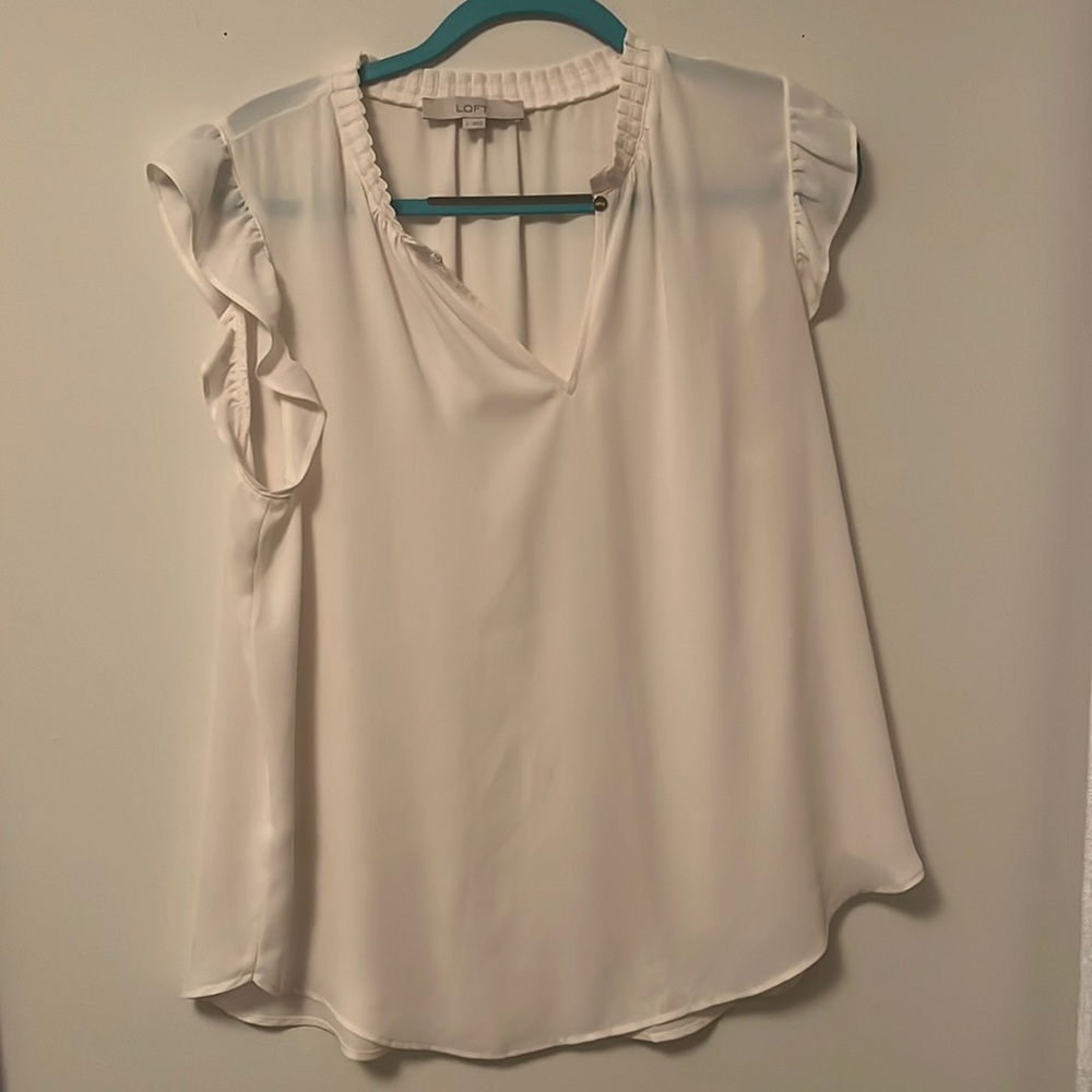 Cream blouse